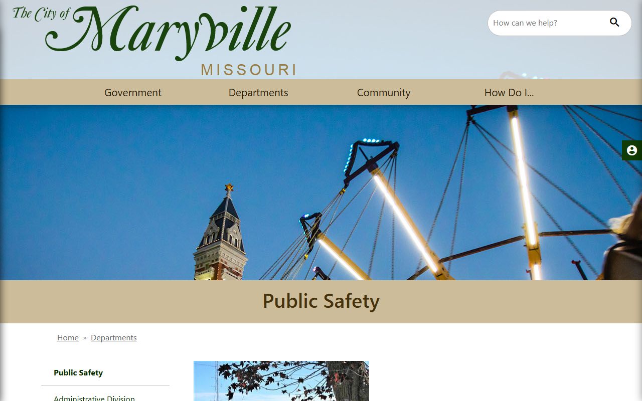 Nodaway County arrest records and Maryville public safety source